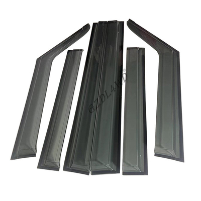Matte Black Window Rain Guard For Defender 2020 Acrylic Plastic Window Visors