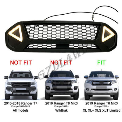 LED Dynamic Car Front Brush Guard For Ford Ranger T8 Mk3 Xl Xl+Xls Xlt