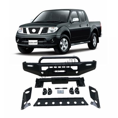 4x4 Baja Gulung Penjaga Bumper Depan Untuk Navara D40 2006-2010 Bull Bumper Depan